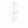 Шкаф колонна Aquaton Беверли левая белый