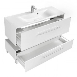 Комод Aquaton Мадрид 120 М с ящиком белый