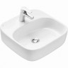 Тумба с раковиной и столешницей Aquaton Либерти 75/Одри Soft 42, 2 ящика, дуб эльвезия