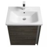 Тумба с раковиной Aquaton Стоун 60 грецкий орех